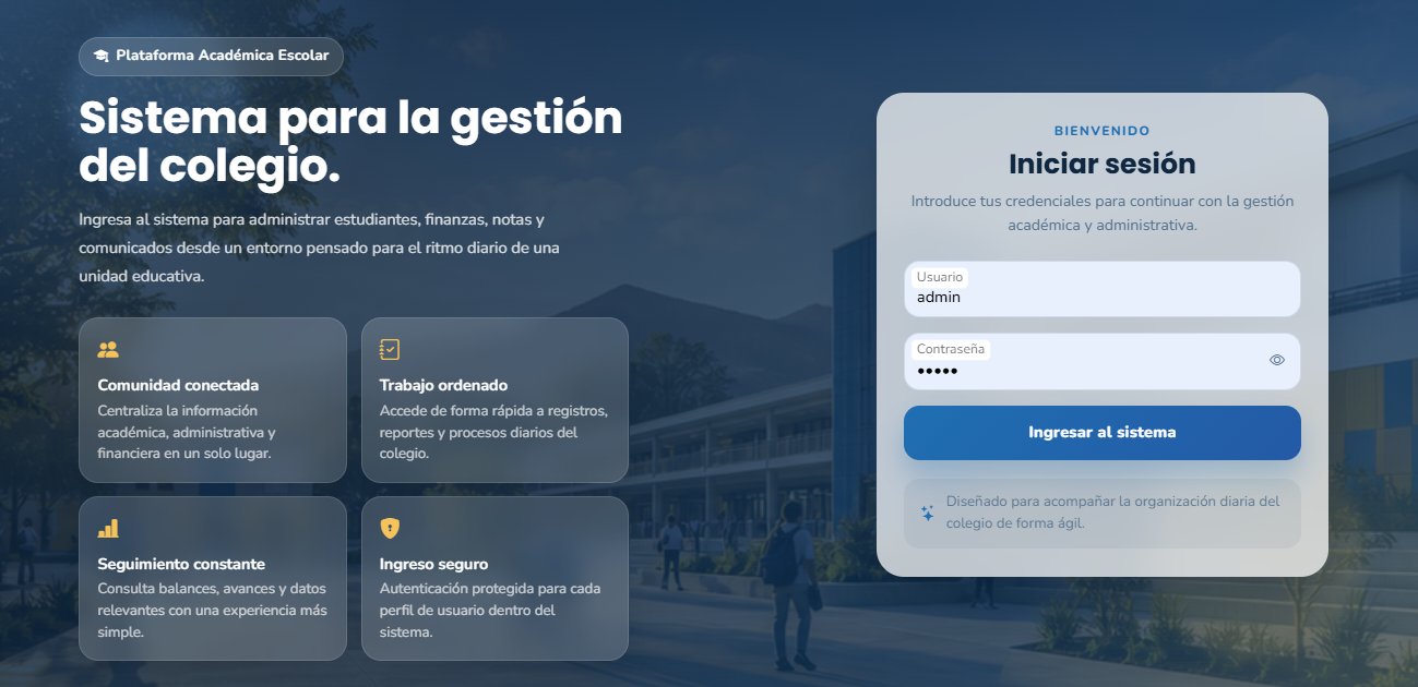 Login del Sistema