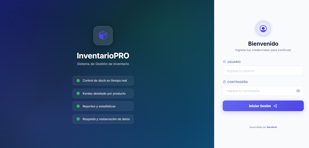 Login del Sistema